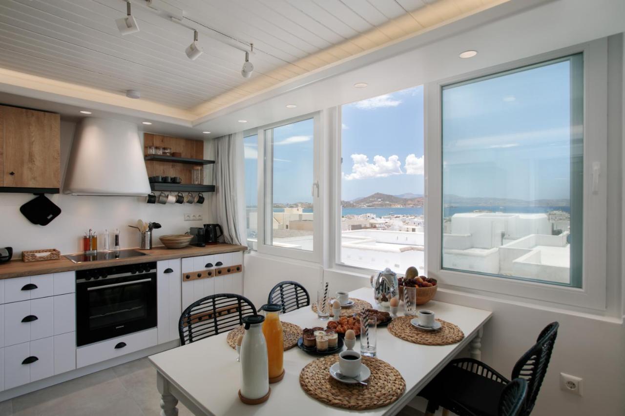 Manda Luxury Apartments Naxos City Екстер'єр фото